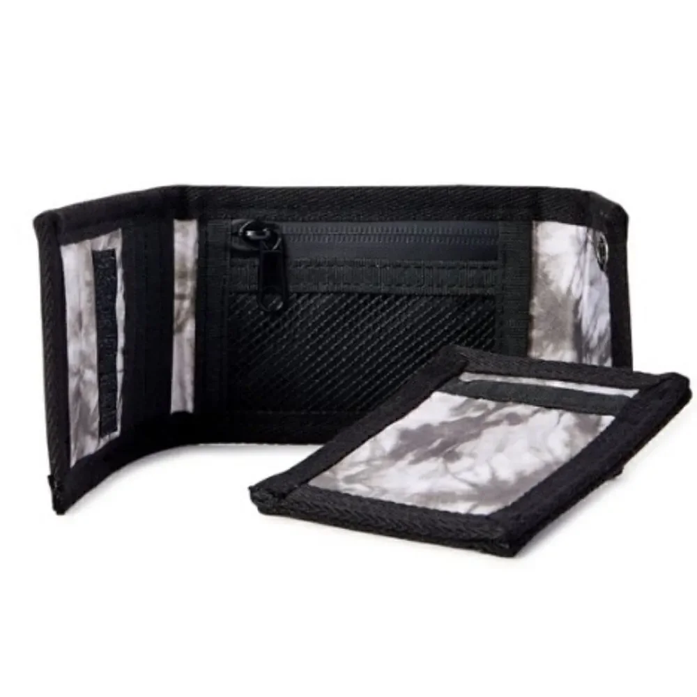 Men’s Camo Double Snap Lanyard ID Wallet